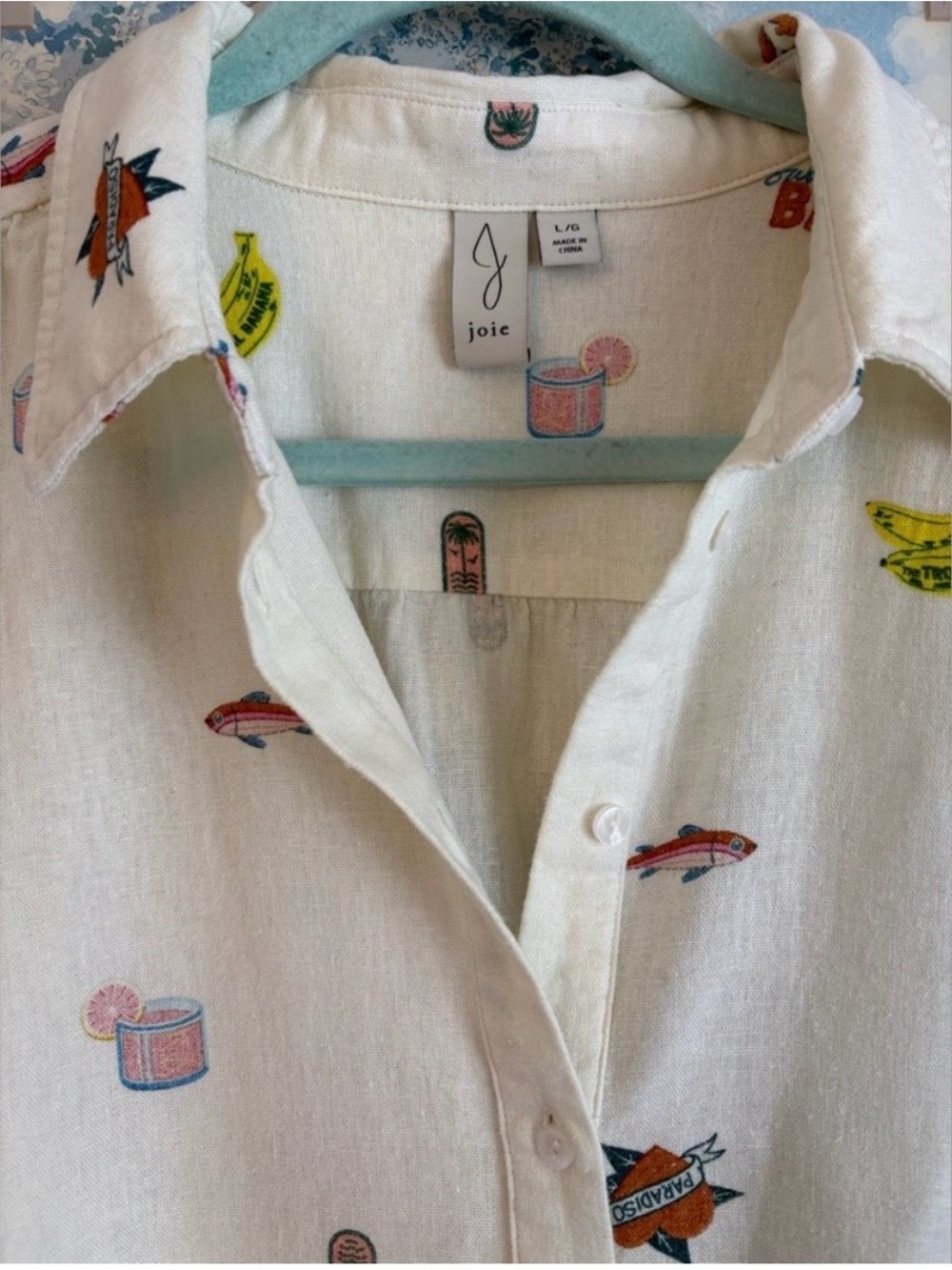 Joie Cream Dress with Nautical Accents and Rope Belt - Picture 4 of 5